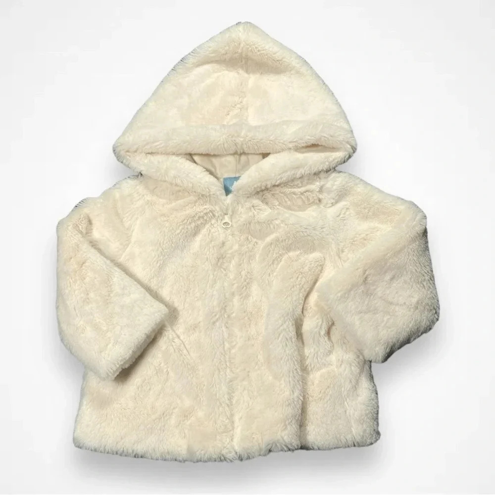 Baby Gap Faux Fur Zip Up Jacket